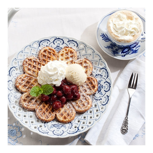 EMGA Hartvormige wafelplaten van dichtbij – decoratieve wafels voor lunchroom