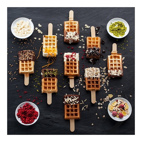 EMGA Doos wafelstokjes 1000 stuks – houten stokjes voor foodtruck en evenementen