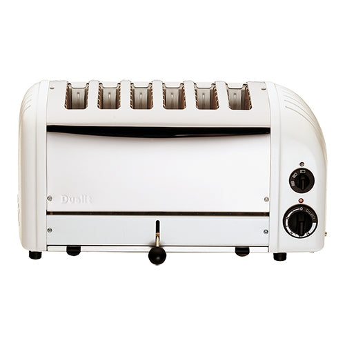 EMGA Dualit broodrooster 6 sleuven – toaster met hoge capaciteit voor ontbijtbuffet