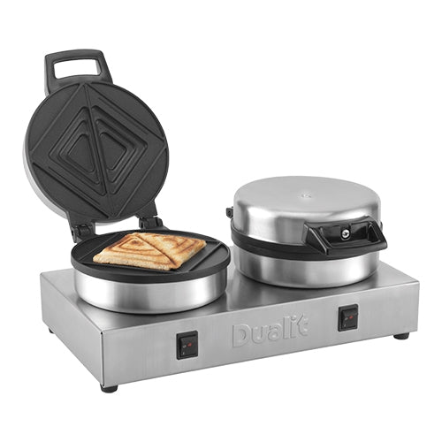 EMGA Baktosti-apparaat Dualit Duo – dubbele tostimaker voor café en lunchroom