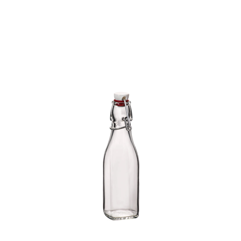 Rocco Bormioli Swing beugelfles 250 ml – kleine glazen fles met beugelsluiting