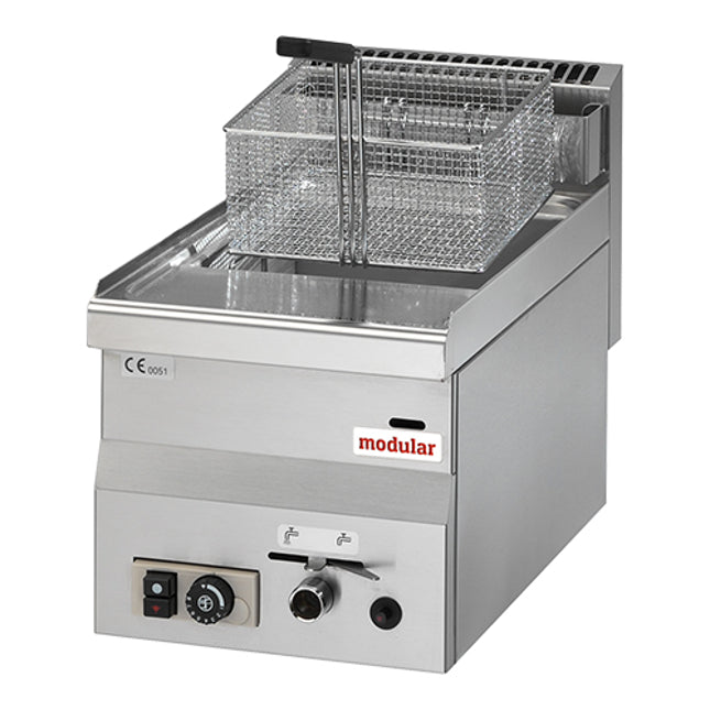 EMGA Friteuse 8 liter 60/30 aardgas – gasfriteuse voor snackbar en cafetaria