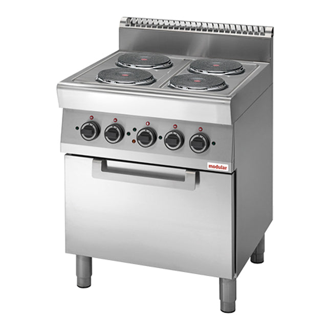 EMGA Fornuis 70/70 400V – elektrisch fornuis met oven voor restaurant en catering