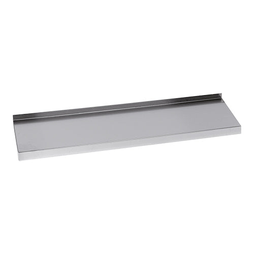 EMGA Wandplank 140 cm met opstand – wandschap voor de professionele keuken