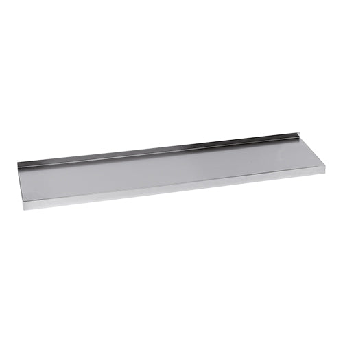 EMGA Wandplank 180 cm met opstand – ruime wandplank voor restaurantkeukens