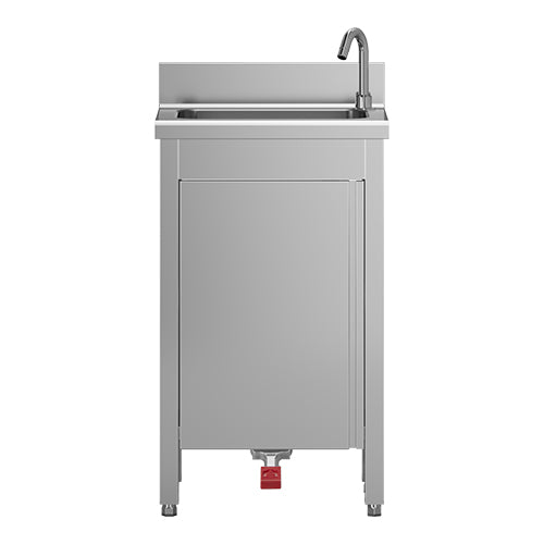 EMGA Wasbakunit met kraan en pedaalbediening – contactloos handen wassen in de keuken