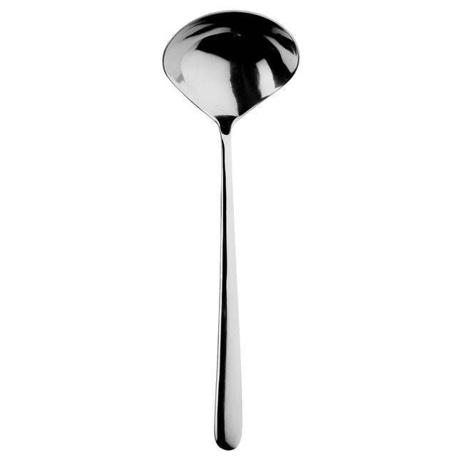 Sola Ibiza 18/0 sauslepel 18,5 cm – compacte roestvrijstalen sauslepel, 12 per doos, voor restaurants