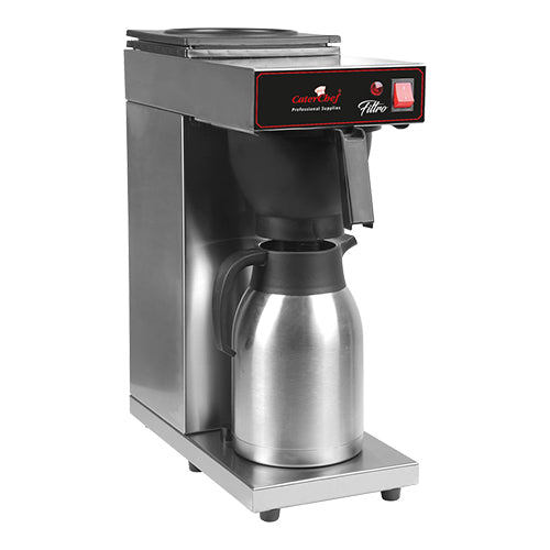 EMGA Koffiezetapparaat 2 liter met thermoskan – koffiezetter voor kantine en hotel