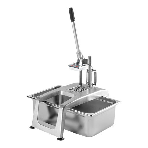 EMGA Fritessnijder 8x8 mm van opzij – hendel en snijrooster voor verse friet