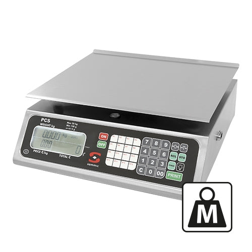 EMGA Elektronische weegschaal 20 kg / 2 g – digitale weegschaal voor de horecakeuken