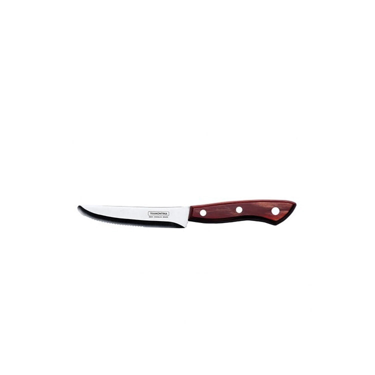 Artis Trigger jumbo steakmes 25 cm rood – ergonomisch steakmes voor de horeca
