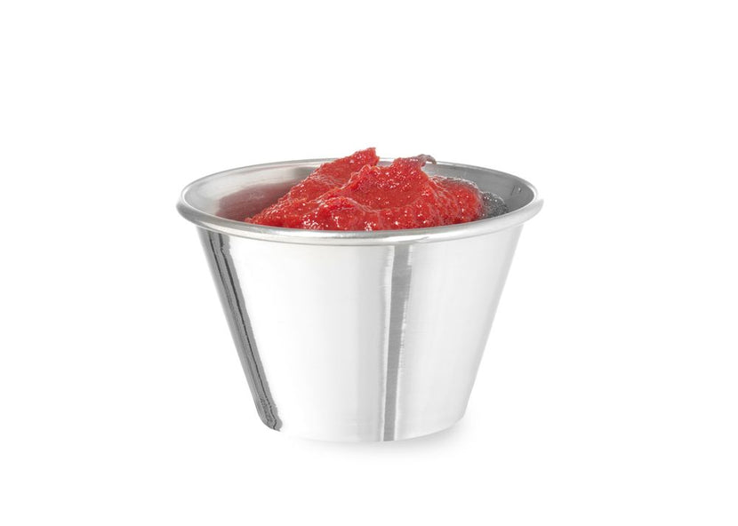 Roestvrijstalen ramekin 70 ml van Hendi in close-up voor bar en bistro
