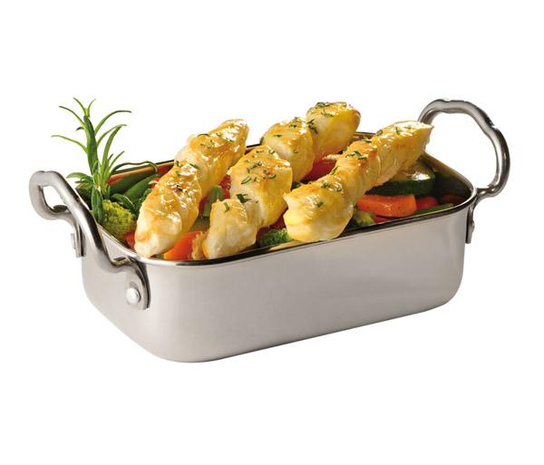 APS mini pan 14,5 x 9,5 cm – serveerpannetje voor warme voorgerechten en bijgerechten