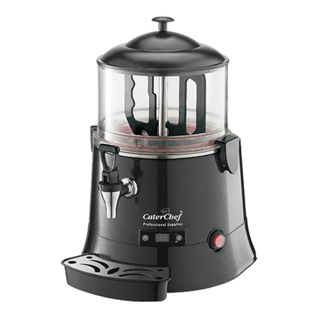 EMGA Chocolademelkdispenser 5 liter – verwarmde dispenser voor drukke horecalocaties