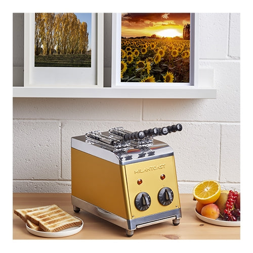EMGA Milan Gold tostiapparaat van opzij – professionele tostigrill voor de lunchroom