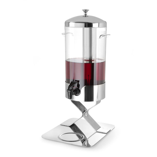 Hendi sapdispenser RVS 5 liter – 280x220x510 mm drankdispenser voor ontbijtbuffet