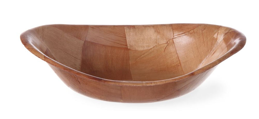 Hendi pitabakje ovaal 260x190 mm gelakt hout – ruim houten bakje voor pita en brood