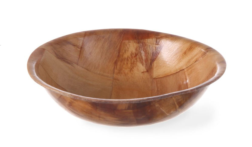 Hendi pitabakje rond 150 mm – gelakt houten serveerschaaltje voor tapas en brood in de horeca