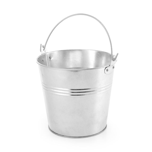 Hendi serveeremmer Ø160x140 mm met handvat – ruime emmer voor friet en snacks in de horeca
