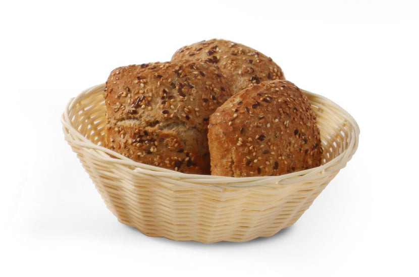 Hendi broodmandje rond Ø200x65 mm poly-rotan – rotanlook mand voor brood in restaurant en hotel