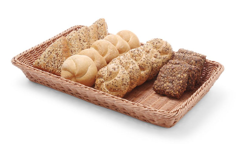 Hendi bruine GN 1/1 broodmand 65 mm diep – past in buffetrails voor restaurant en catering