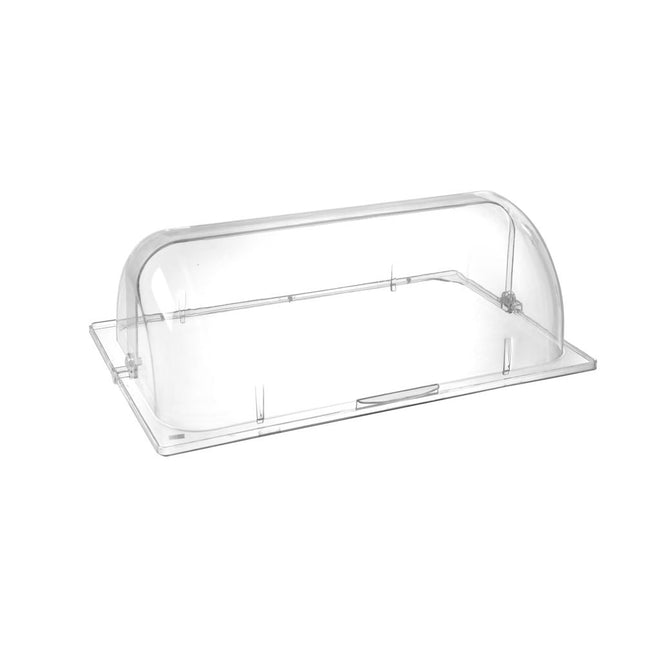 Hendi roltop afdekkap GN 1/1 x 170 mm polycarbonaat – hygiënische kap voor ontbijtbuffet