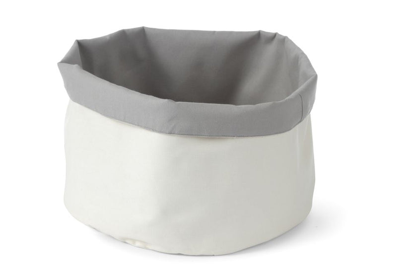 Hendi broodzak rond beige katoen 250x160 mm – ruime stoffen zak voor brood op het buffet
