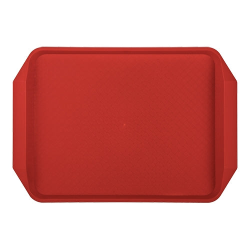 EMGA Dienblad 42x30 cm rood – rechthoekig serveerblad voor restaurant en kantine