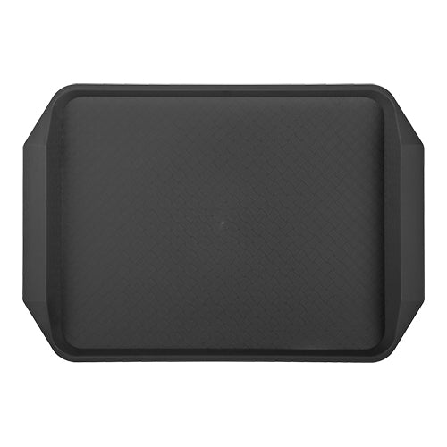 EMGA Dienblad 42x30 cm zwart – zwart serveerblad voor bediening in de horeca