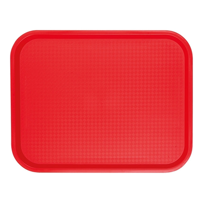 EMGA Dienblad 45,5x35,5 cm rood – ruim dienblad voor kantine en cateringservice