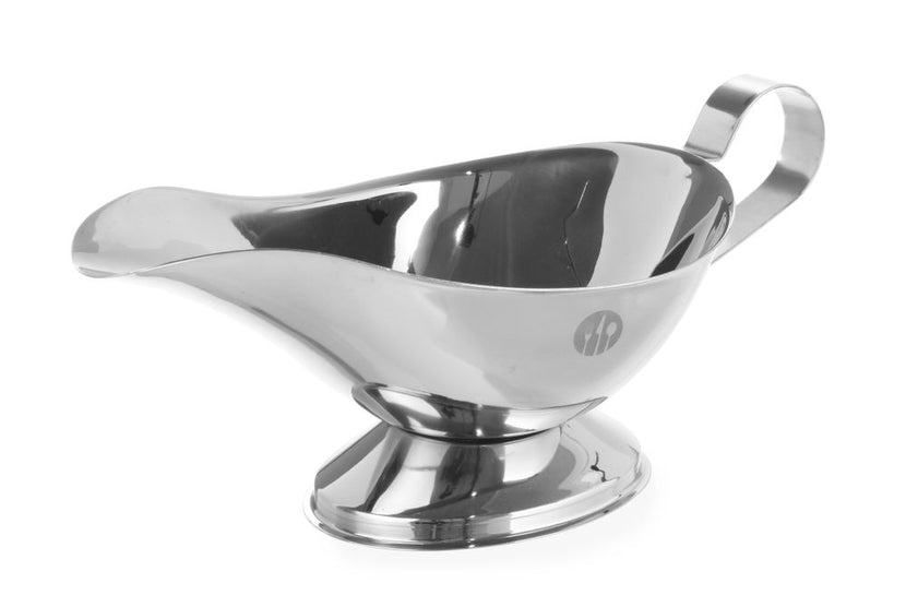 Hendi sauskom op voet RVS 0,46 liter 240x120 mm – ruime serveerkom voor sauzen en salades