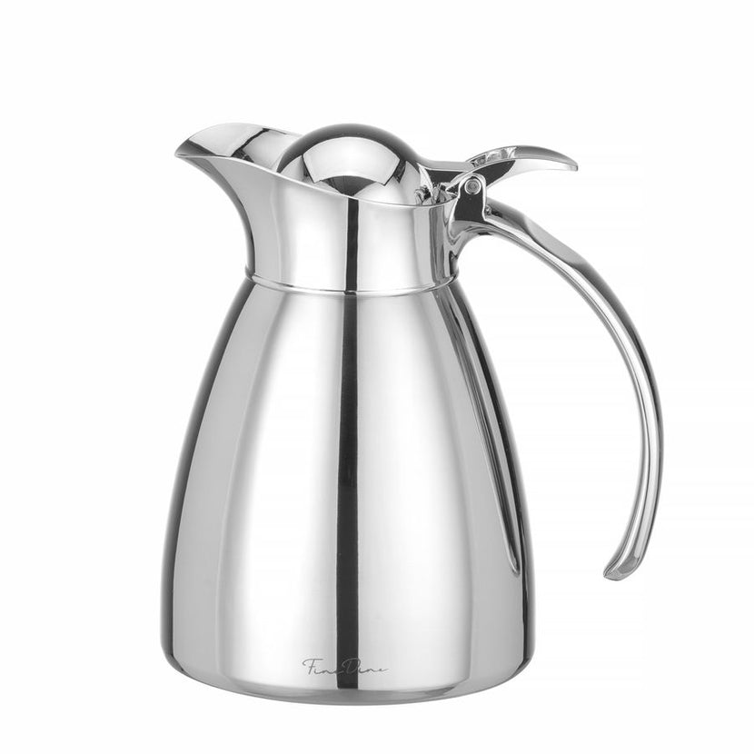 Hendi isoleerkan RVS 0,6 liter Fine Dine – roestvrijstalen thermoskan voor koffie en thee
