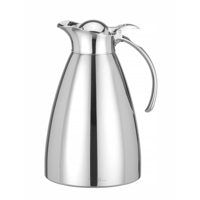 Hendi isoleerkan RVS 1,5 liter Fine Dine – grote thermoskan voor koffie en thee op het buffet