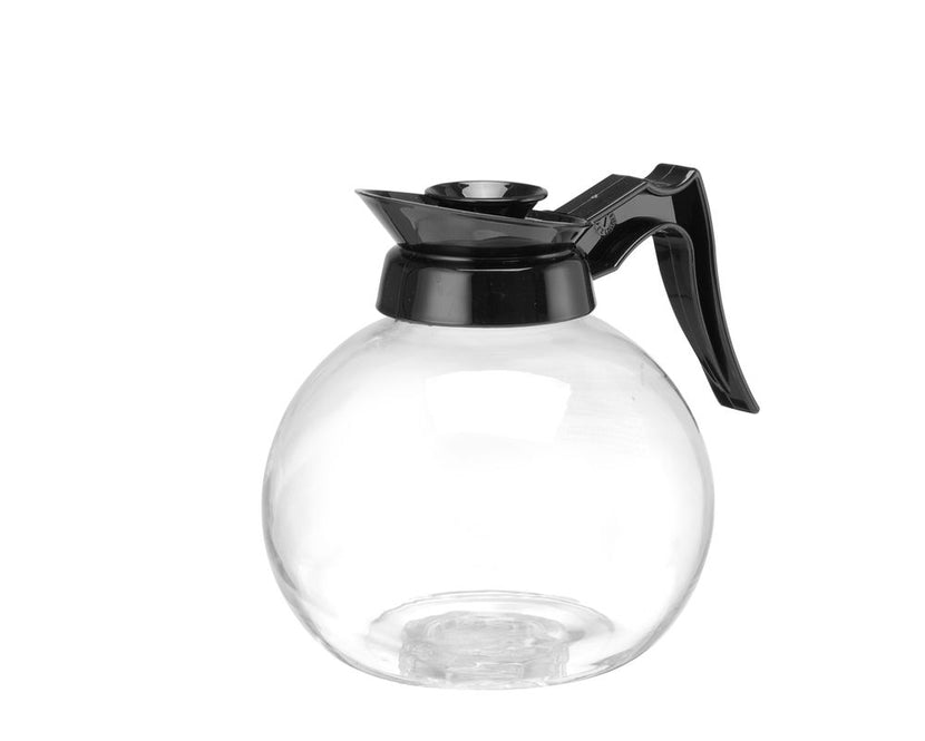 Hendi glazen koffiekan 1,8 l met PP deksel – hittebestendige schenkkan voor restaurant