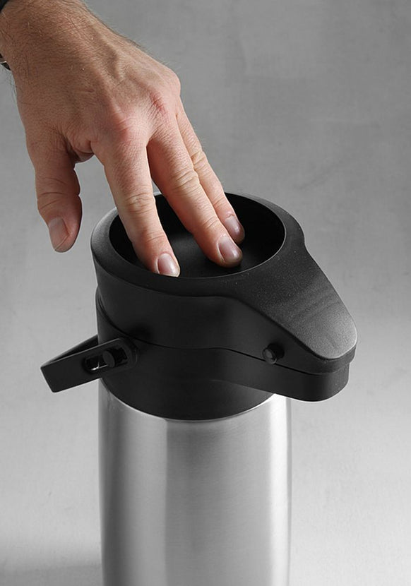 Hendi airpot 2,2 l met pompsysteem – lang warmhoudende koffiekan voor hotel en restaurant