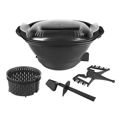 EMGA Evolution Mix thermoblender van opzij – bedieningspaneel voor de horecakeuken