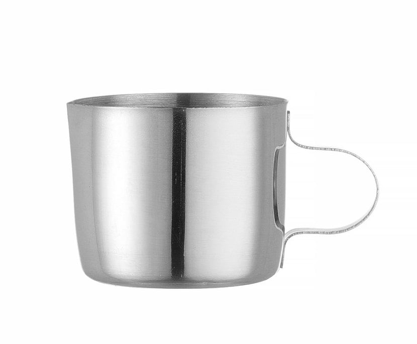 Hendi roomkannetje RVS 0,12 l – 60x60 mm melkkannetje voor koffie in restaurant en hotel