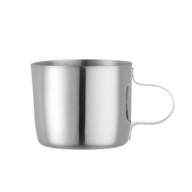 Hendi roomkannetje RVS 0,03 l – 35x35 mm melkkannetje voor koffie in restaurant en café