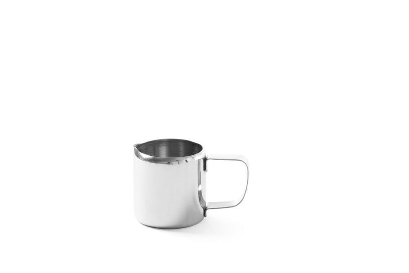 Hendi roomkannetje RVS 40 ml 40x40 mm – mini melkkannetje voor koffie in café en restaurant