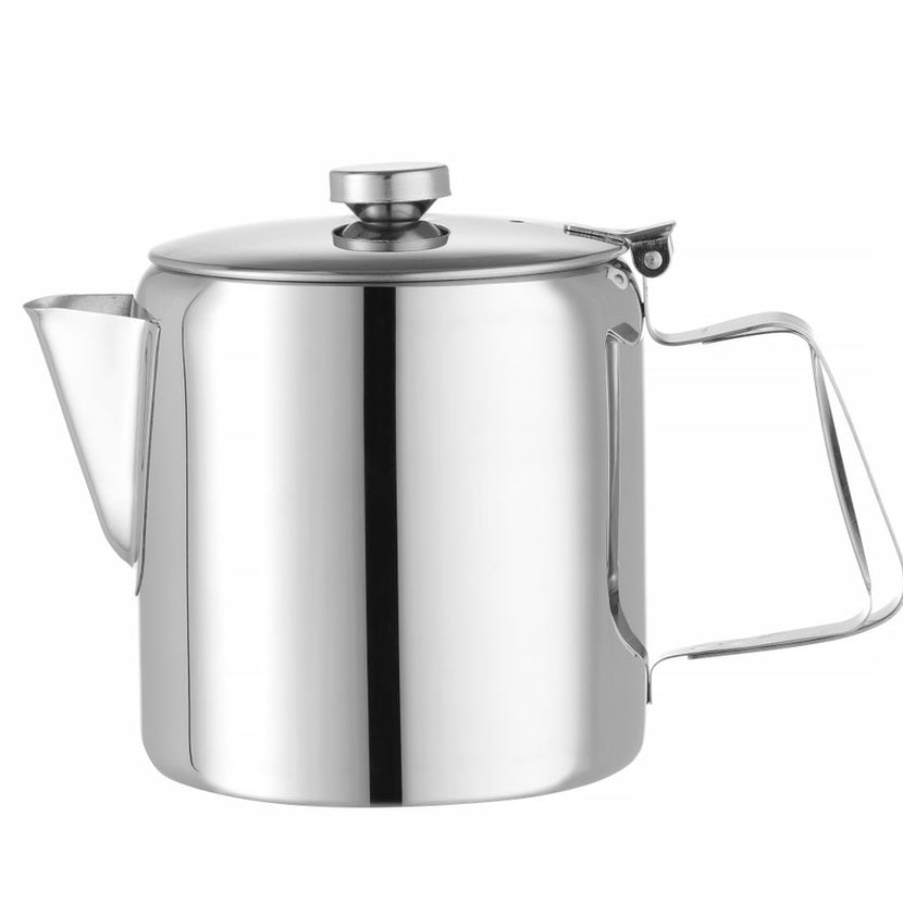 Hendi koffiekan RVS 1,5 liter met deksel 120x158 mm – ruime schenkkan voor koffie in de catering