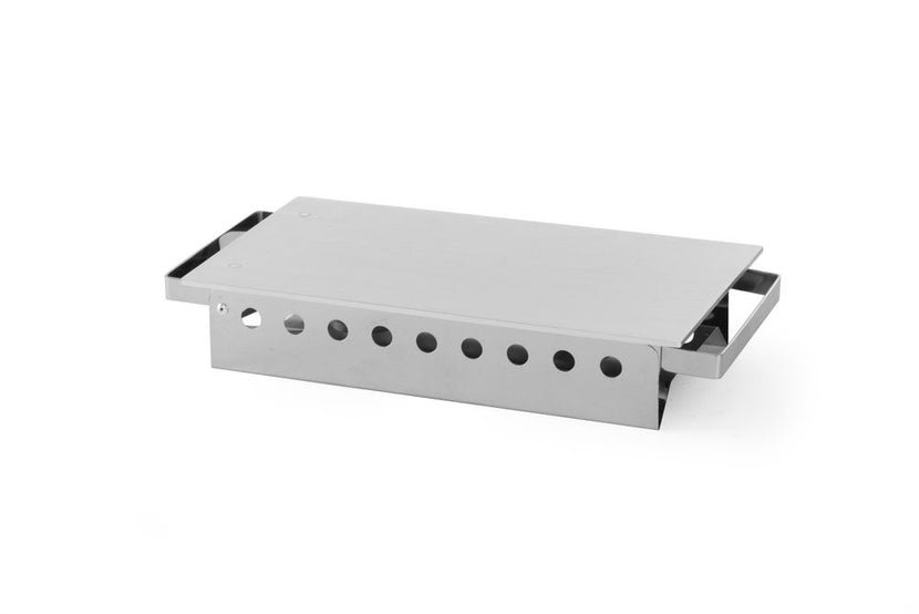 Hendi schotelwarmer 2-pits RVS – 330x180x65 mm brandpastahouder voor chafing dish