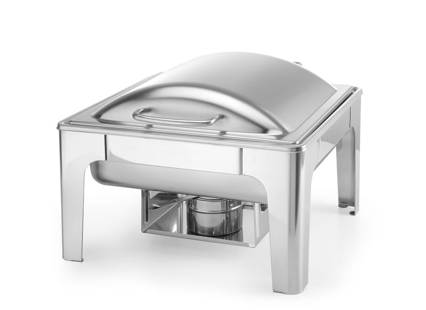 Hendi chafing dish GN 2/3 mat RVS – warmhoudschaal met deksel voor buffet in de horeca