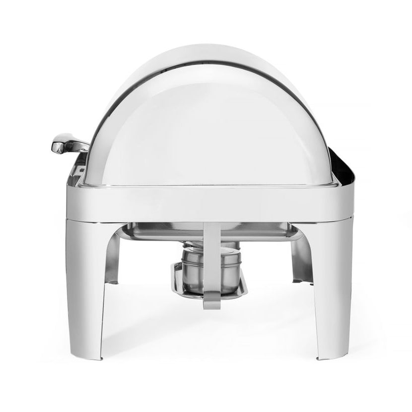 Hendi rolltop chafing dish GN 1/1 RVS – warmhoudschaal met schuifdeksel voor ontbijtbuffet