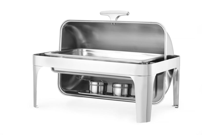 Hendi GN 1/1 buffetwarmer 9 l met rolltopkap – hygiënisch serveren in hotel en restaurant