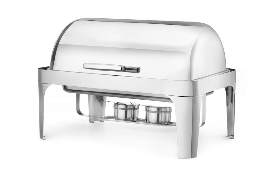 Hendi chafing dish rolltop GN 1/1 9 liter 660x490x460 mm – buffetwarmer met rolkap voor catering