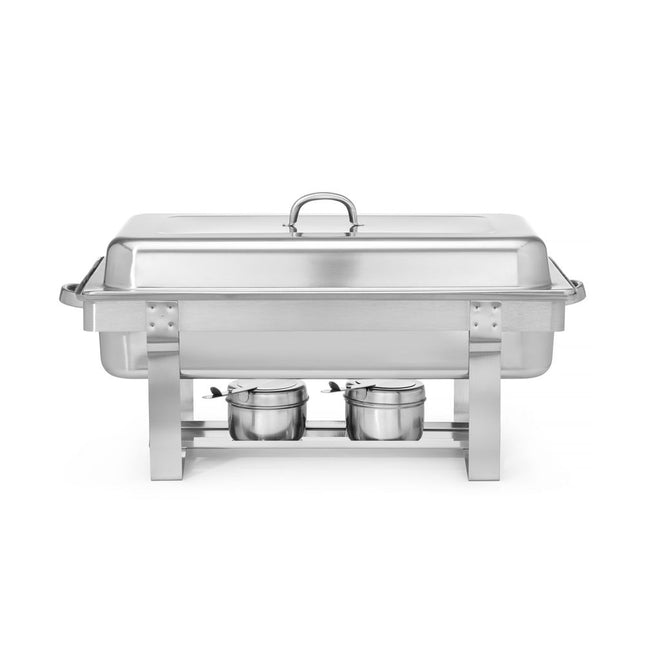 Hendi chafing dish GN 1/1 Fiora 9 liter RVS 18/0 – warmhoudschaal voor buffet in hotel en zaal