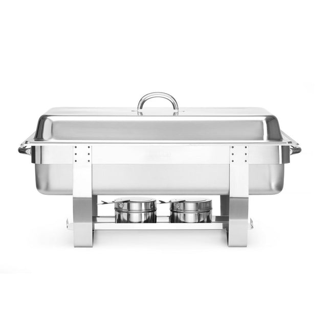 Hendi chafing dish GN 1/1 RVS Economic set van 2 – voordelige buffetwarmers voor catering