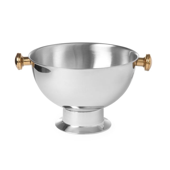 Hendi champagnekoeler RVS 13,5 liter 370x230 mm met grepen – wijnkoeler voor bar en restaurant