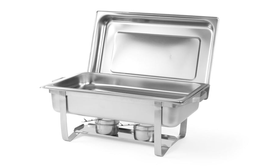 Hendi chafing dish GN 1/1 met deksel en frame – professioneel warmhouden in de horeca