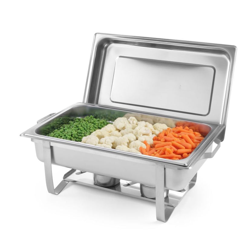 Hendi Economic chafing dish GN 1/1 – betaalbare buffetwarmer voor restaurant, hotel en zaal